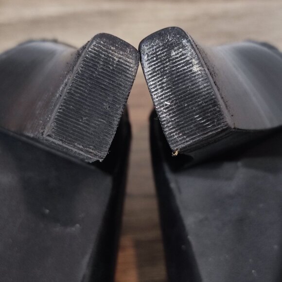 Hush Puppies square toe 3" heel pumps women's size 8.5 black - Picture 12 of 12